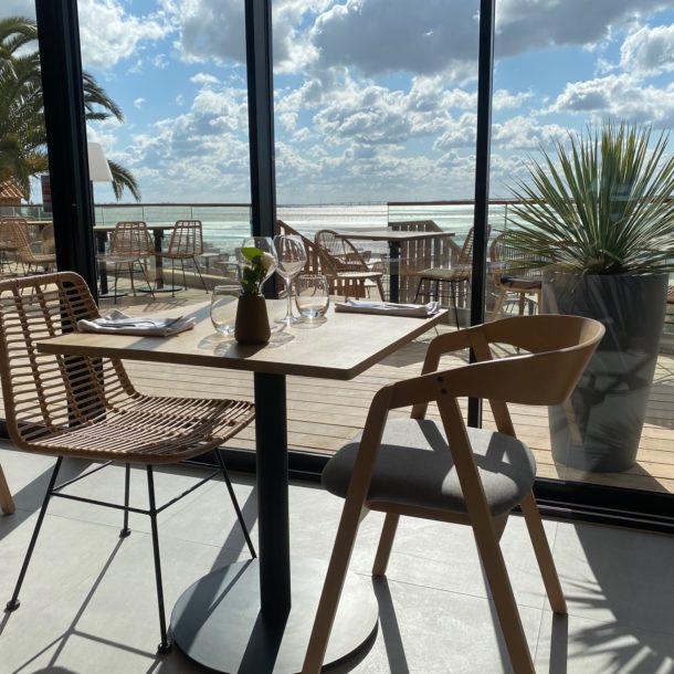 restaurant vue mer sur l'île d'oléron