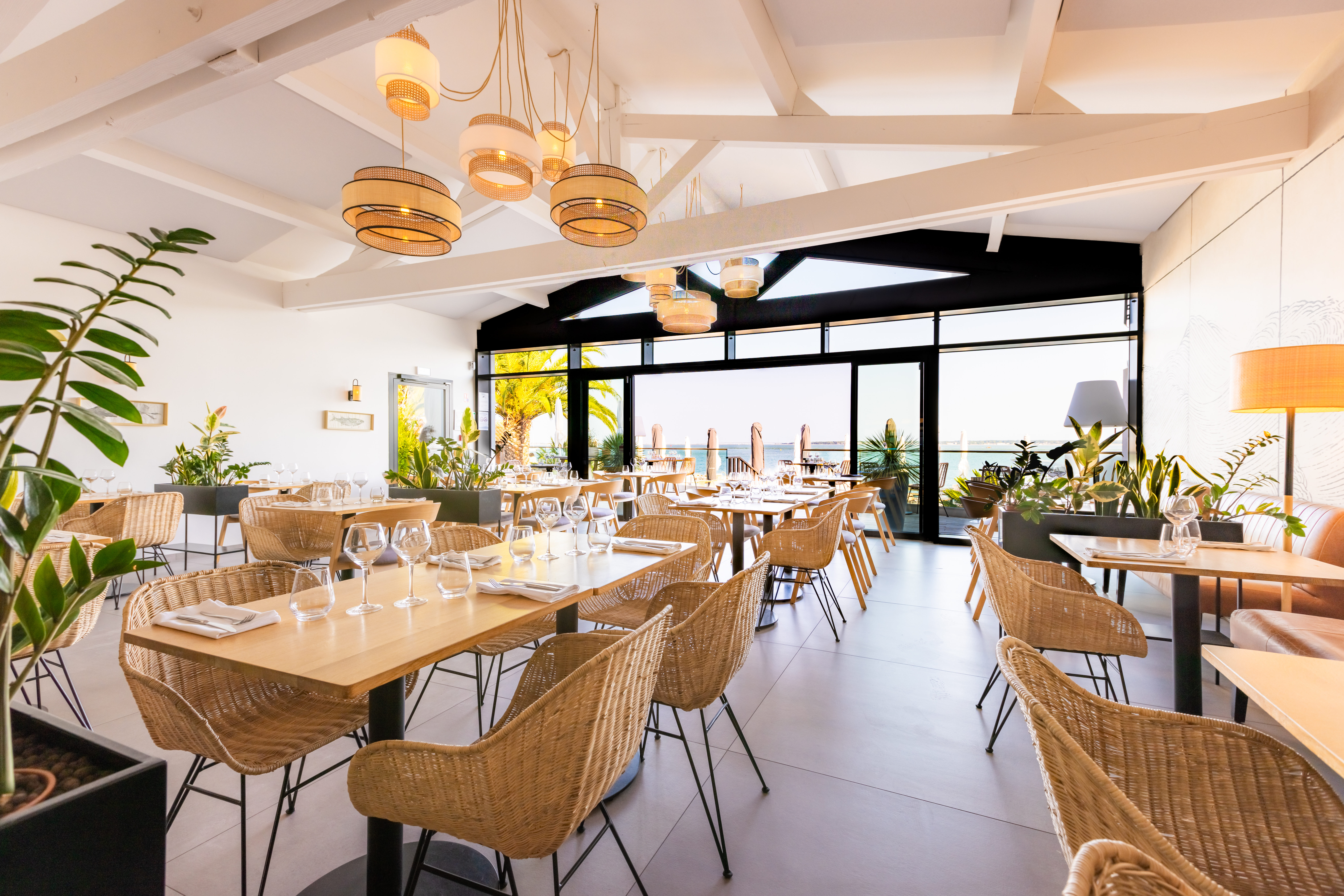 salle du restaurant l'Albatros sur l'île d'Oléron